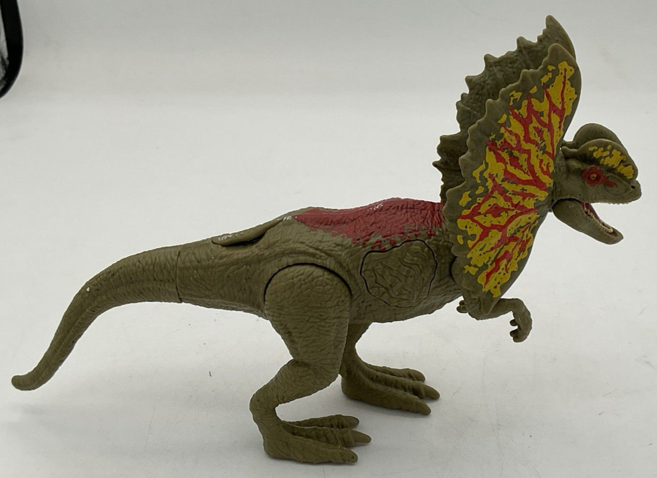 Jurassic World Epic Attack Levels Damage Dilophosaurus New Batteries TESTED