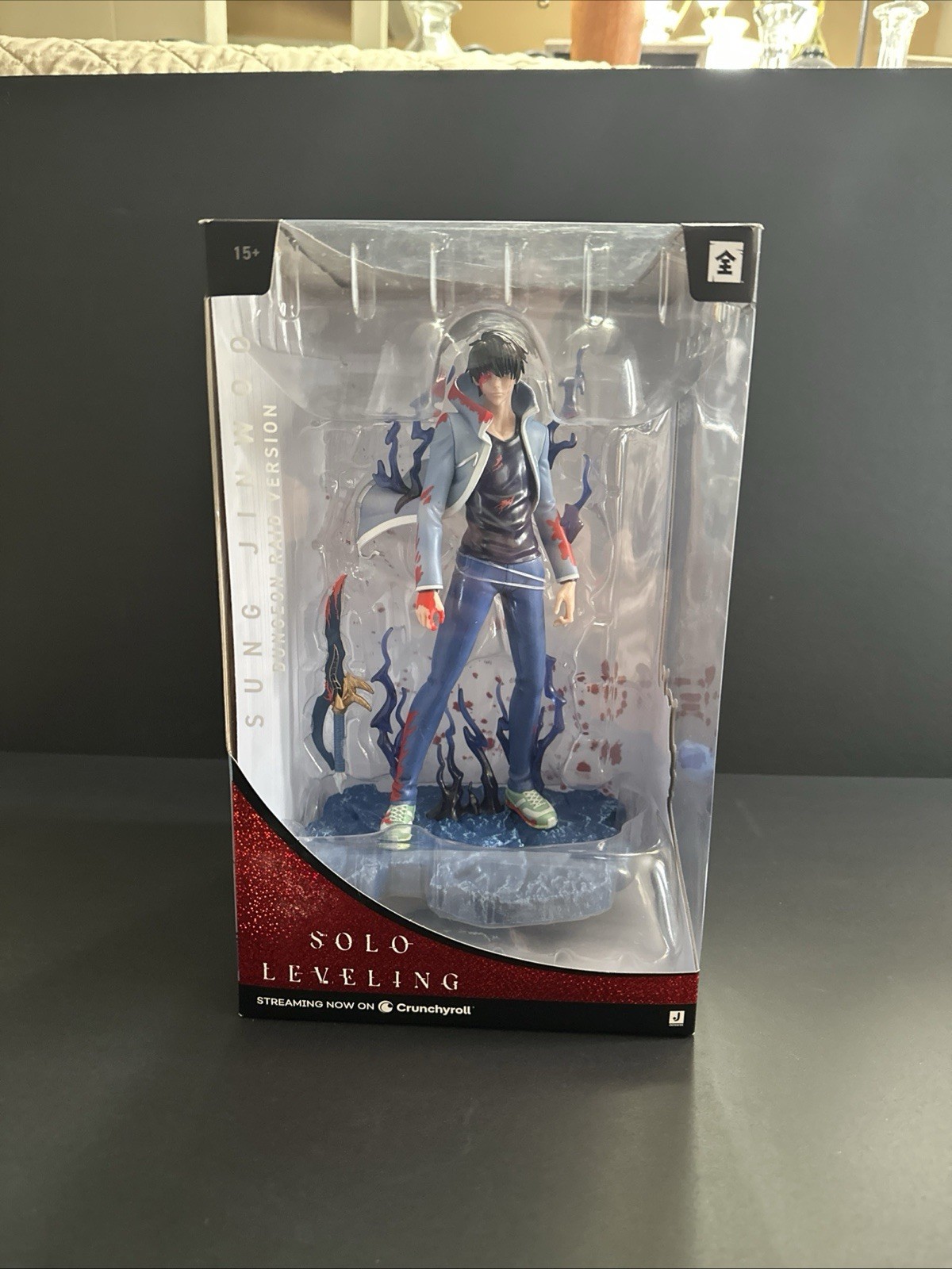 Jazwares Total Anime Figure Solo Leveling Sung Jinwoo Dungeon Raid Version New