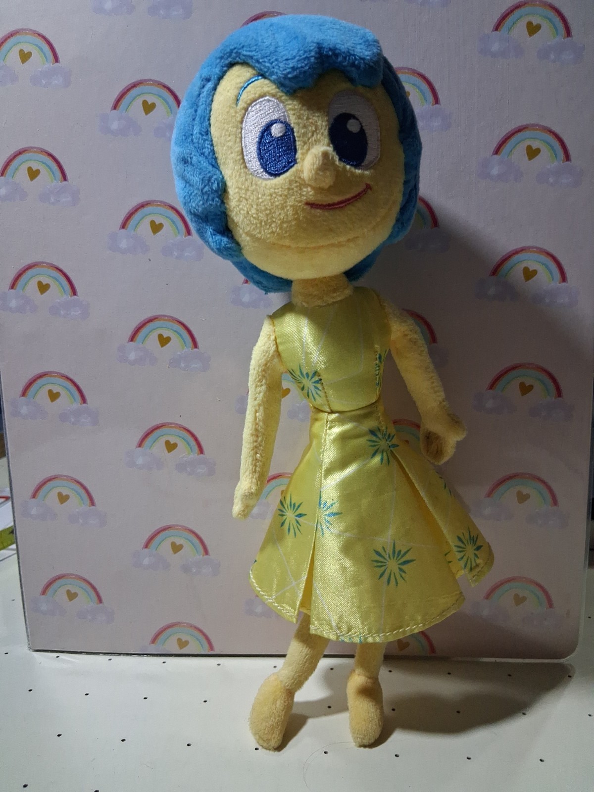 Inside Out JOY 10&Prime; inch Doll Plush Tomy Disney Pixar 2015