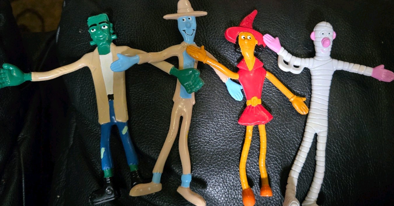 C-P inc Flat RARE Halloween bendable Collection 1960&rsquo;S NOT AVAILABLE ANYWHERE!