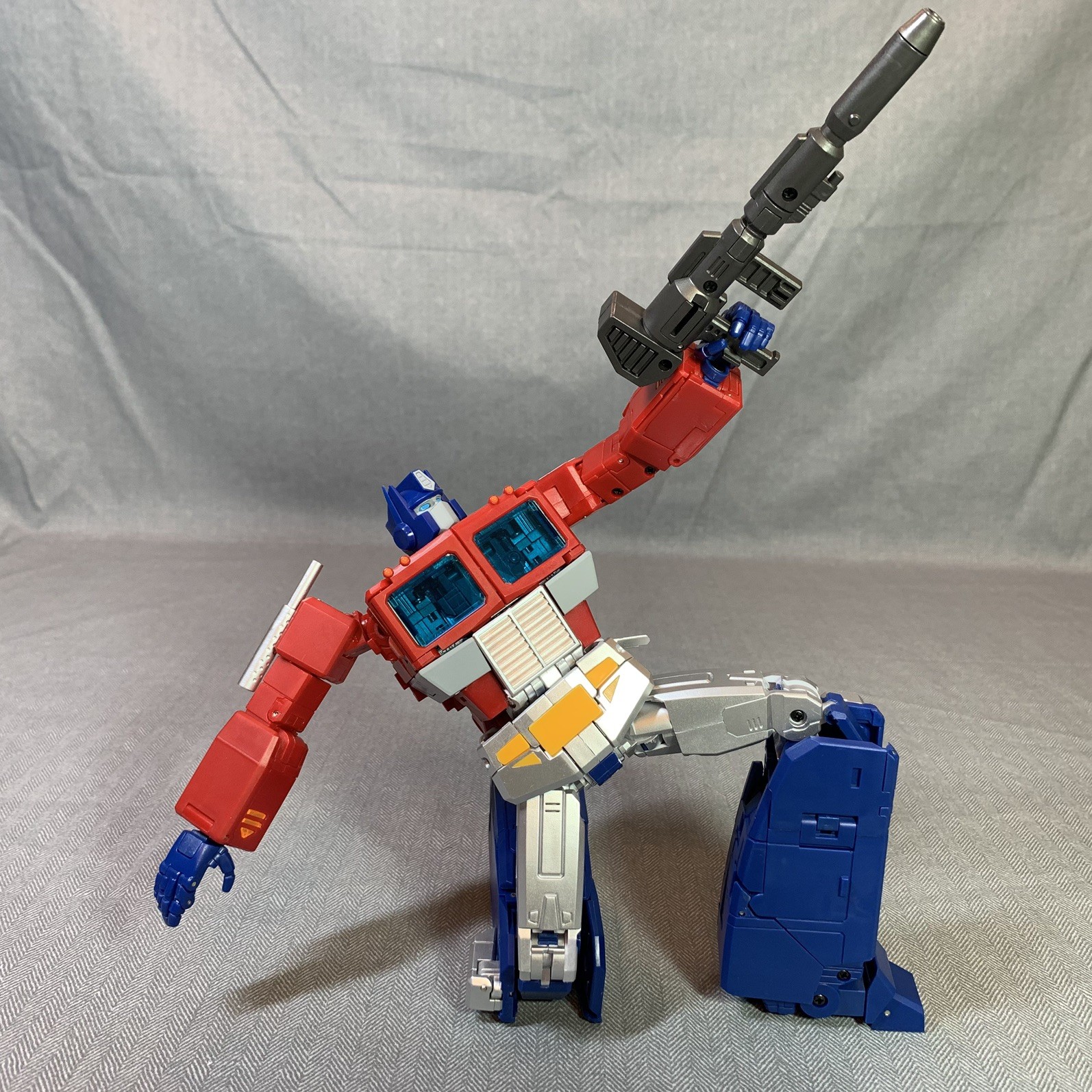 Masterpiece Transformers 4th Party KO Optimus Prime Version 3.0 Silver Legs