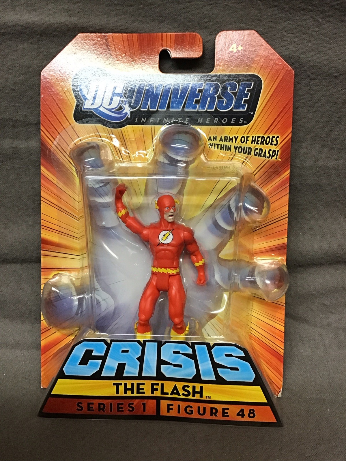 The Flash DC Universe Crisis Infinite Heroes 3.75&Prime; NIP Barry Allen Series 1 #48