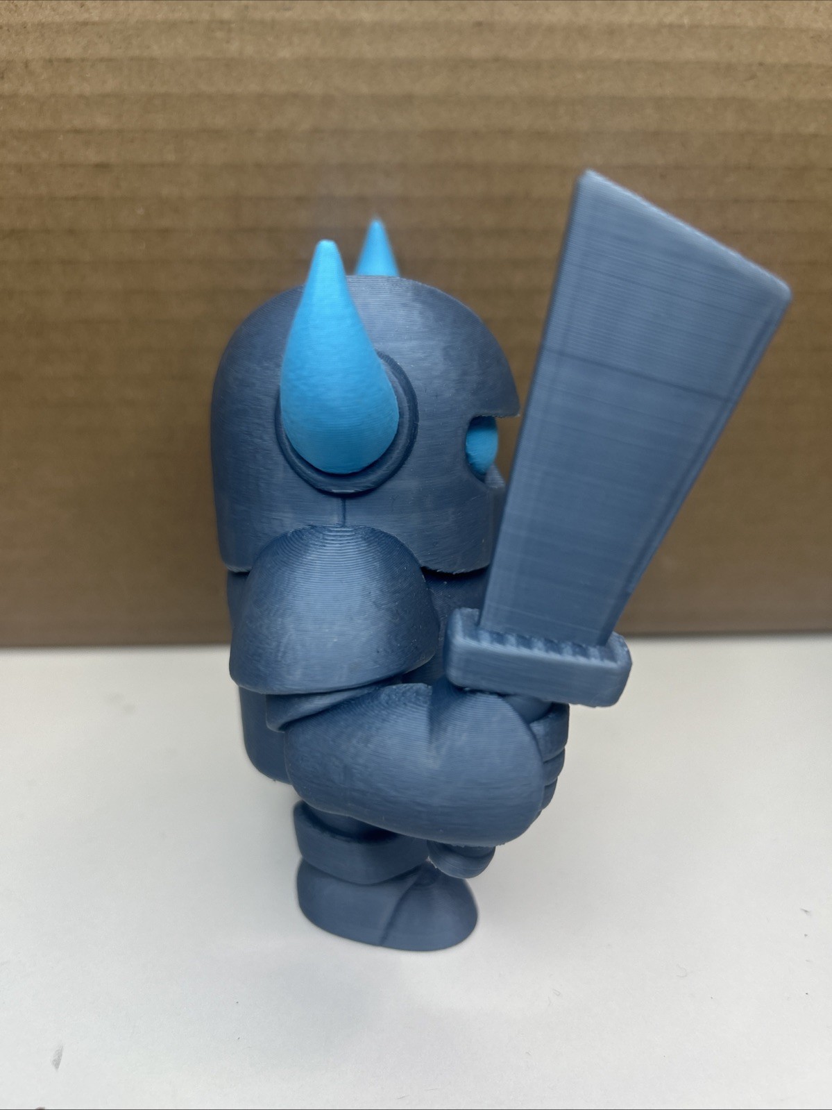 Mini PEKKA Figurine Detachable Sword – Clash Royale 3D Printed Toy Kids & Teens