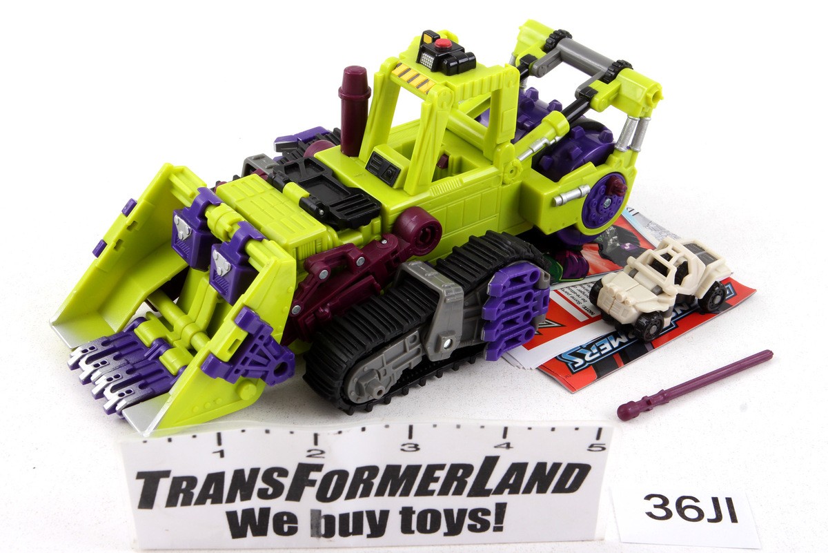 Transformers Armada Max-Cons Scavenger Rollbar 100% Complete