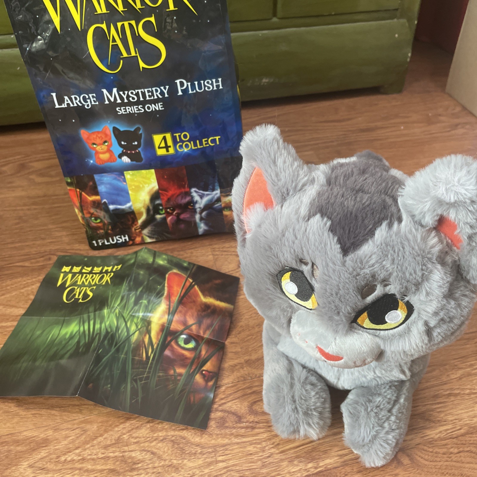 Warrior Cats Graystripe 11&Prime; Large Mystery Plush Series 1 Thunderclan Greystripe