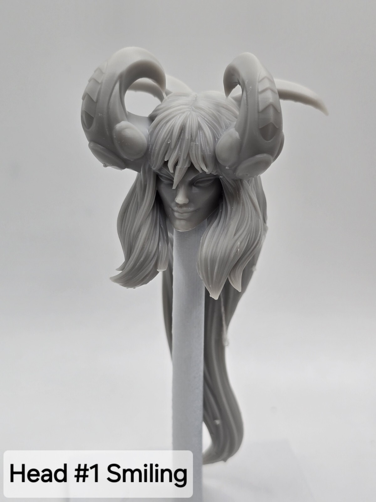 3d Printed THE DARKNESS ANGELUS HEAD #1 1:12 6&Prime; Joe Classified/Marvel LegendS