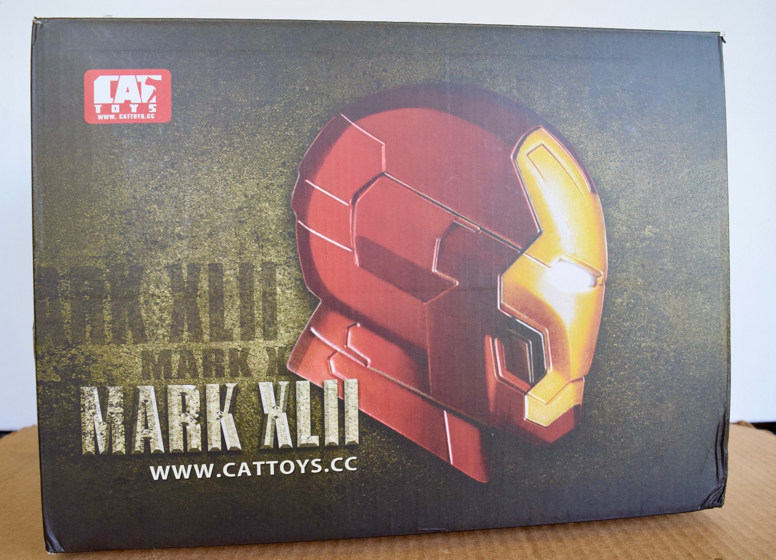 Cattoys Iron Man Mark 42 Helmet 1:1 Replica MK XLII 6938515911198 Cat Toys w/BOX