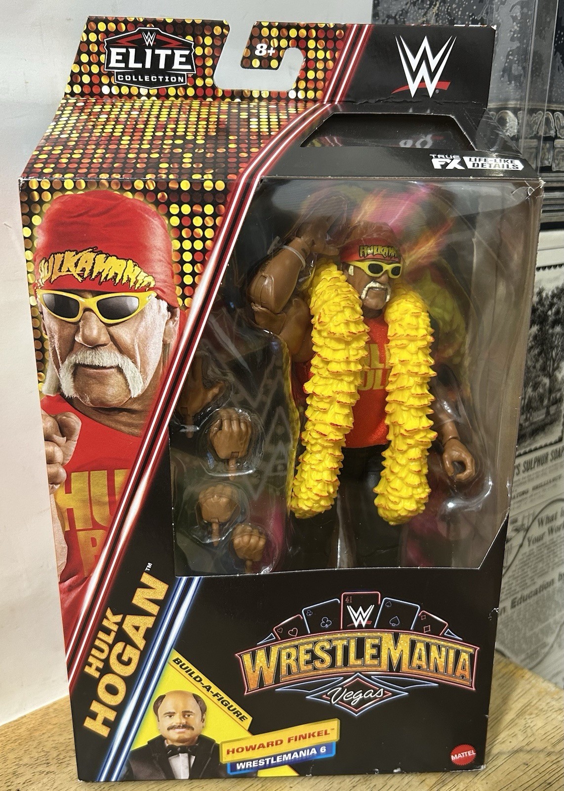 Hulk Hogan WWE Mattel Elite Wrestlemania 41 Series Wrestling Action Figure