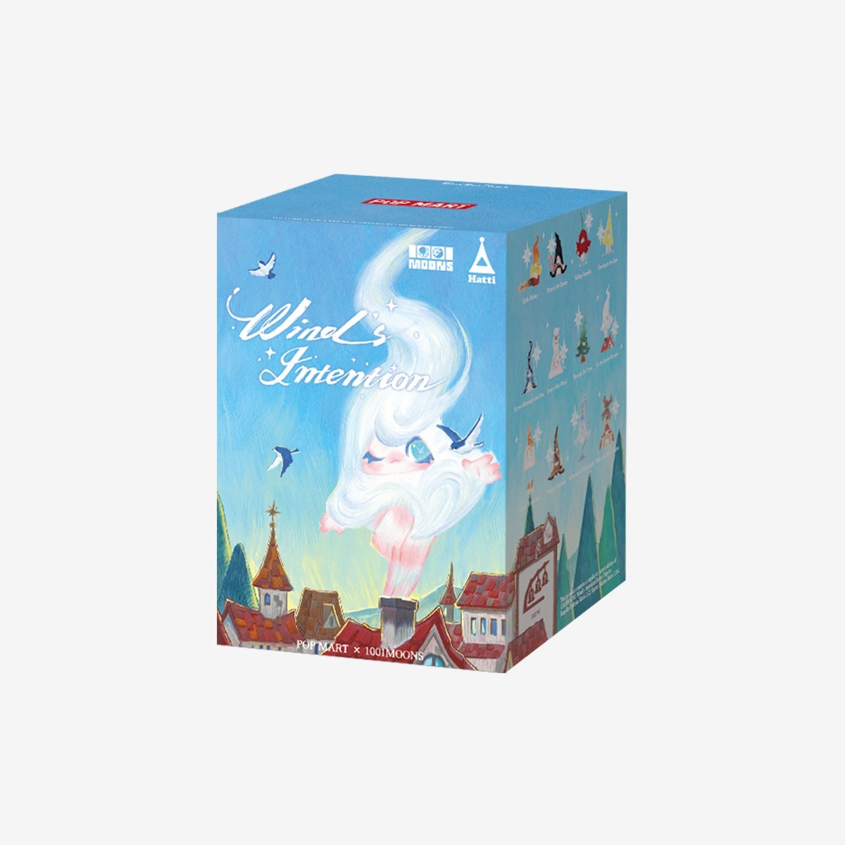 POP MART 1001MOONS Wind&rsquo;s Intention Series Figures Blind Box
