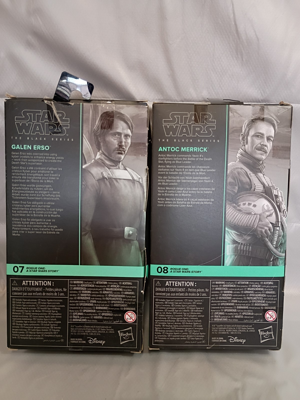 Hasbro 2 Star Wars Action Figures Galen Erso Antoc Merrick Rogue One 0063
