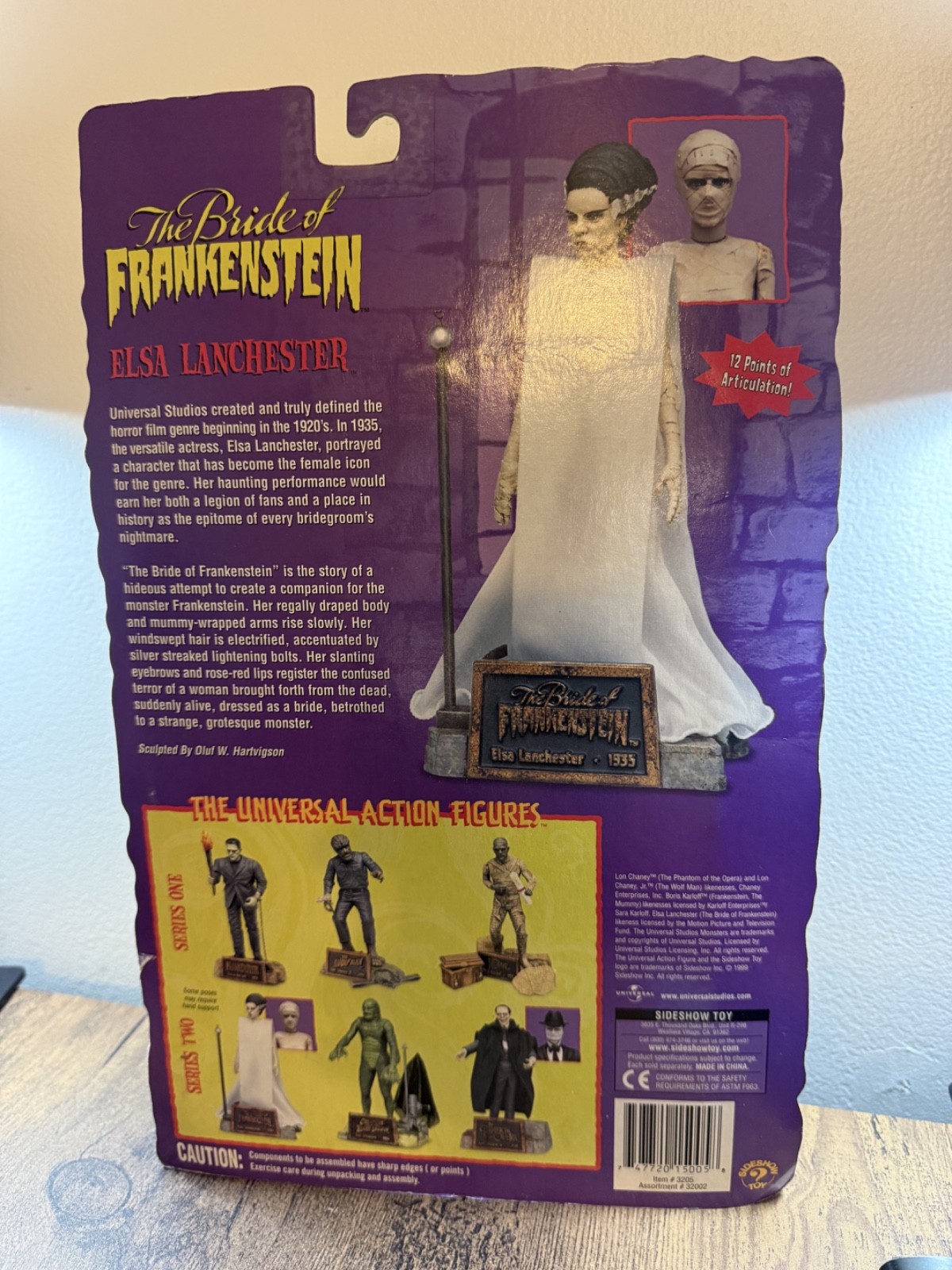 1999 Universal Studios – Monsters – Elsa Lanchester – The Bride Of Frankenstein