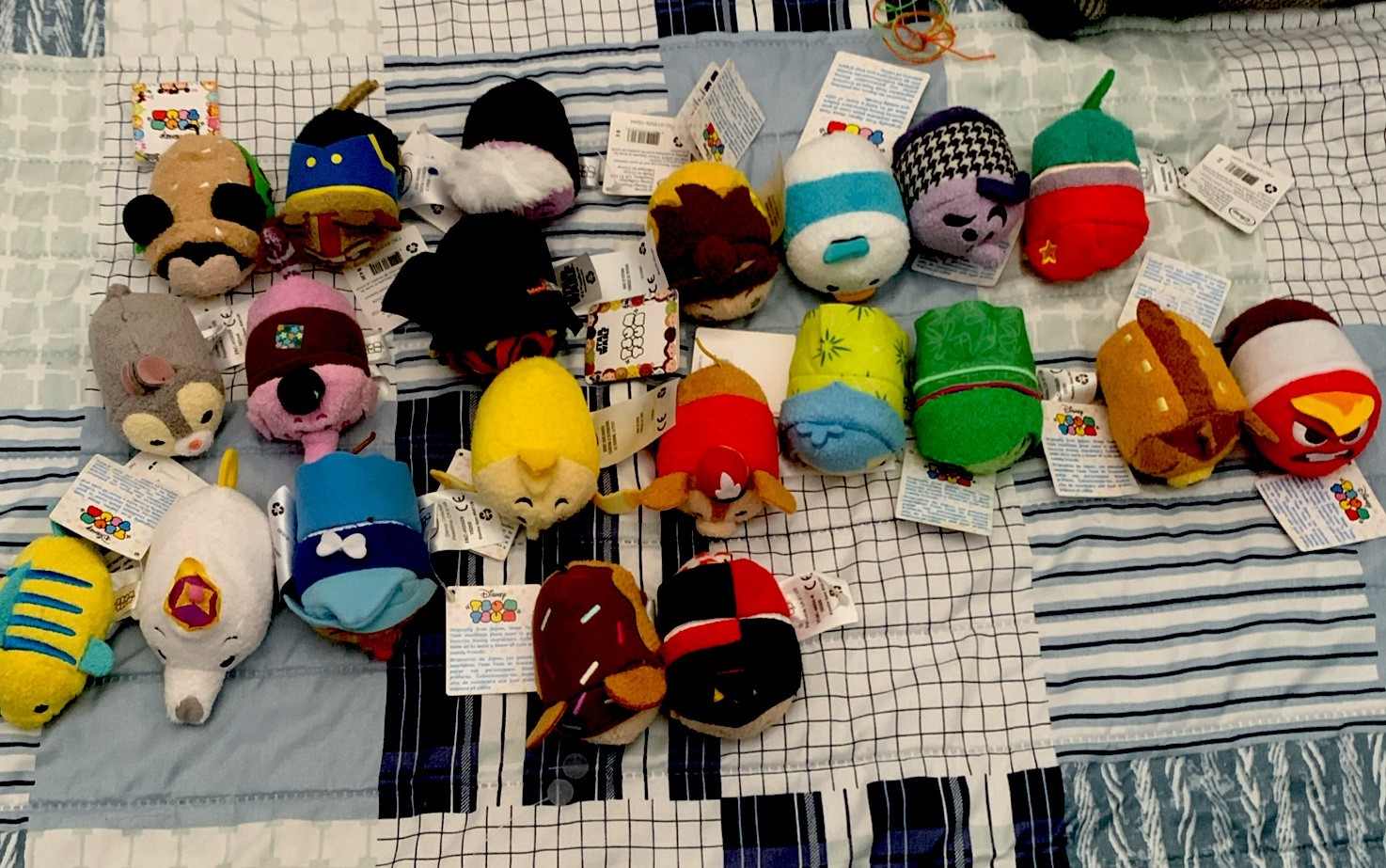 Disney Assorted Tsum Tsum Lot Very Good Condition 21 Pieces