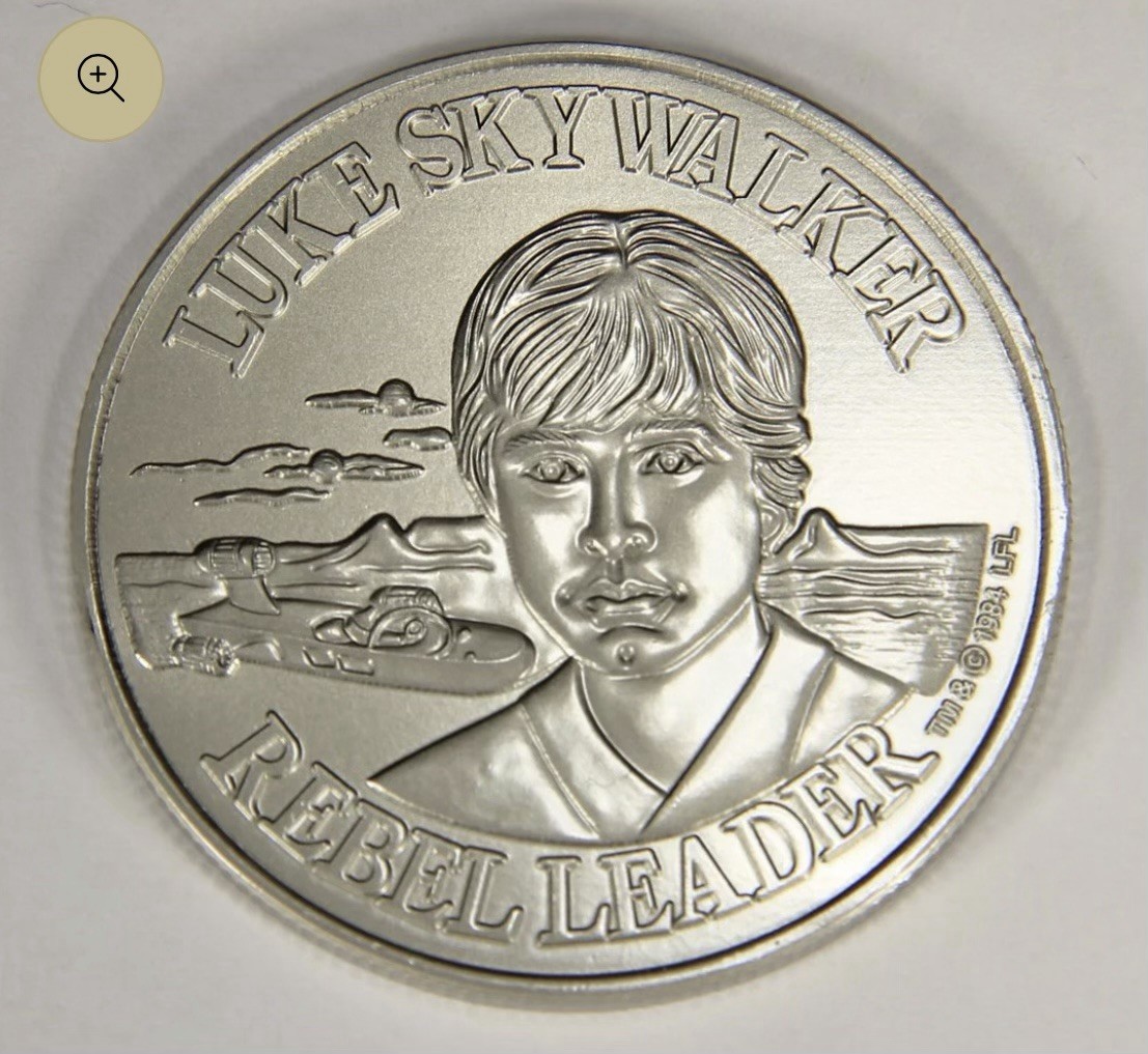 Custom Star Wars COIN POTF DROIDS Smith Lord Stan Solo REPRO Han Leia Luke Boba