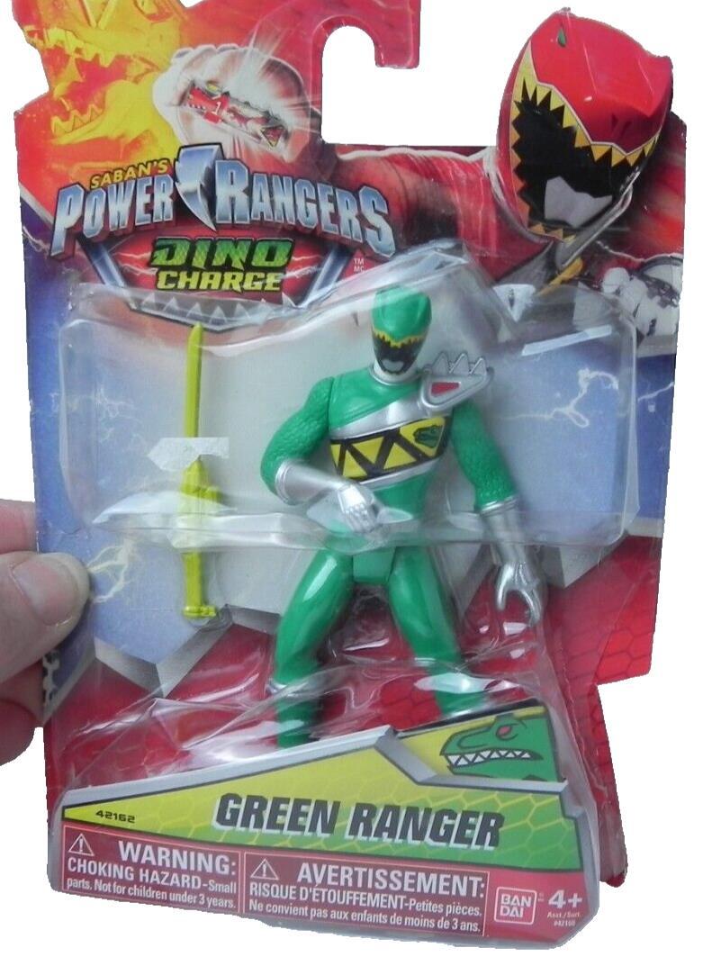 Power Rangers Dino Super Charge 5&Prime; Dino Drive Green Ranger Action Figure New