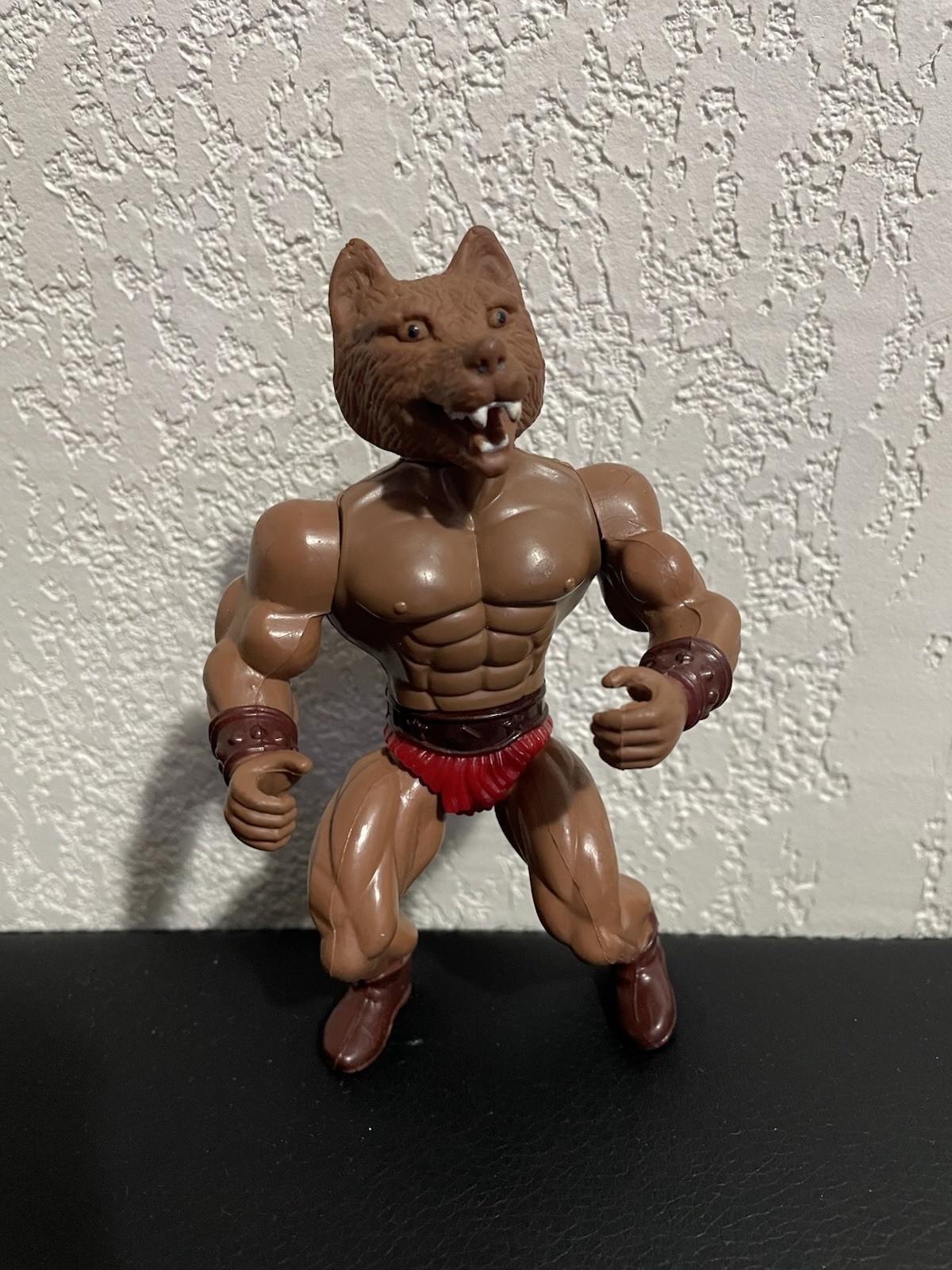 GALAXY Fighters Warriors 1985 ANUBI wolf Walph motu ko bootleg Action Figure