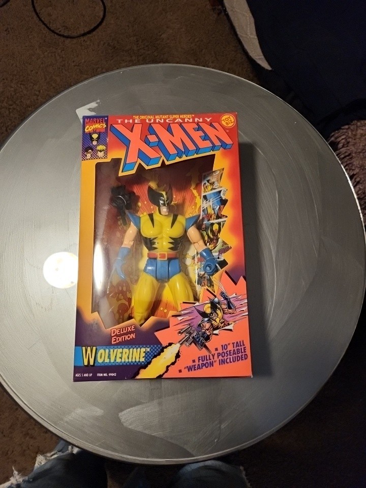Vtg 1993 Marvel Uncanny X-Men Wolverine Deluxe Edition 10&Prime; ToyBiz New in Box NIB