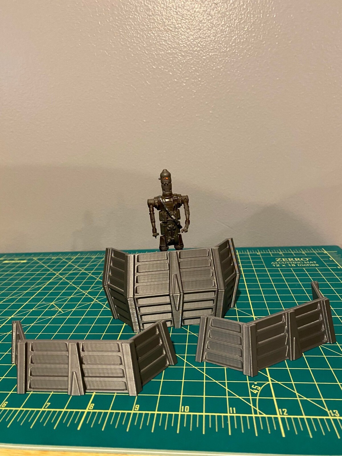 Warhammer 4x Imperial Bunker Barricade Star Wars Legion Game Terrain Mini