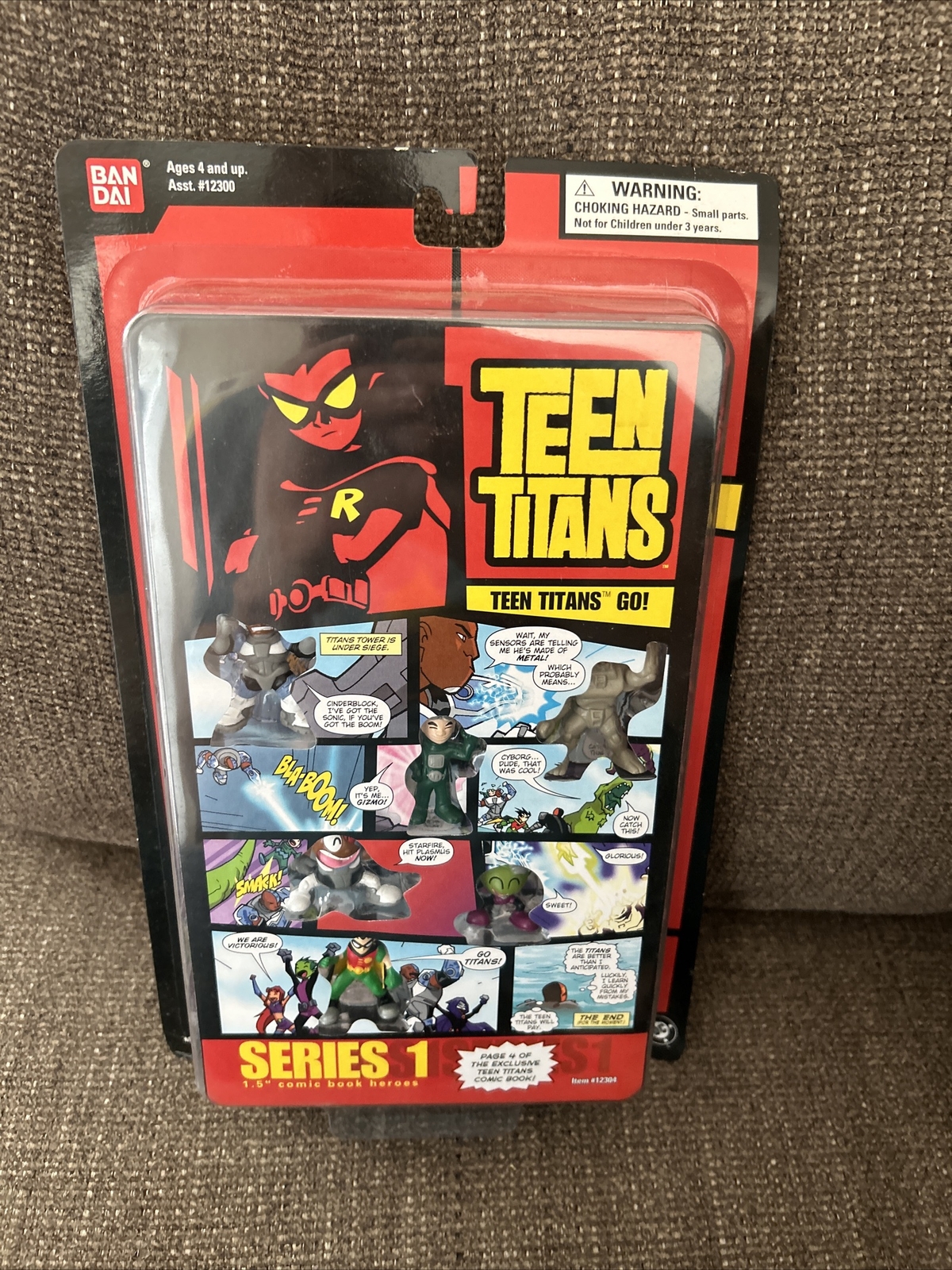 Teen Titans Go! Comic Book Heroes Series 1 Page 4 Exclusive 1.5&Prime; Figure Pack NEW