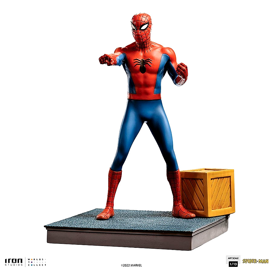 IRON STUDIOS MARVEL SPIDER-MAN 1960&rsquo;S ART SCALE 1/10 STATUE SHIPPER SEALED NEW