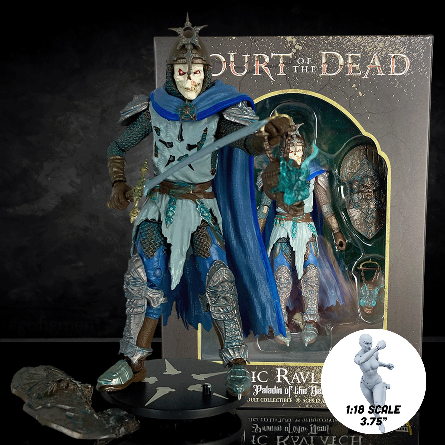 Relic Ravlatch Court of the Dead Action Figure – 1:18 Scale (4.5&Prime;)