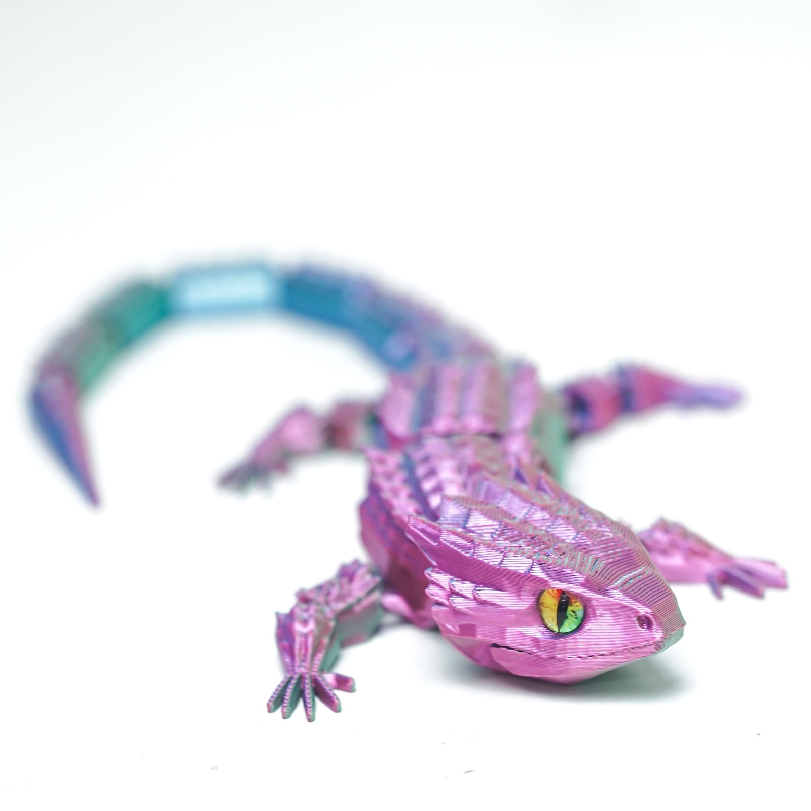 10.63inch 3D Printed Lizard Model,Articulated Animals figure,Toys Home Decor