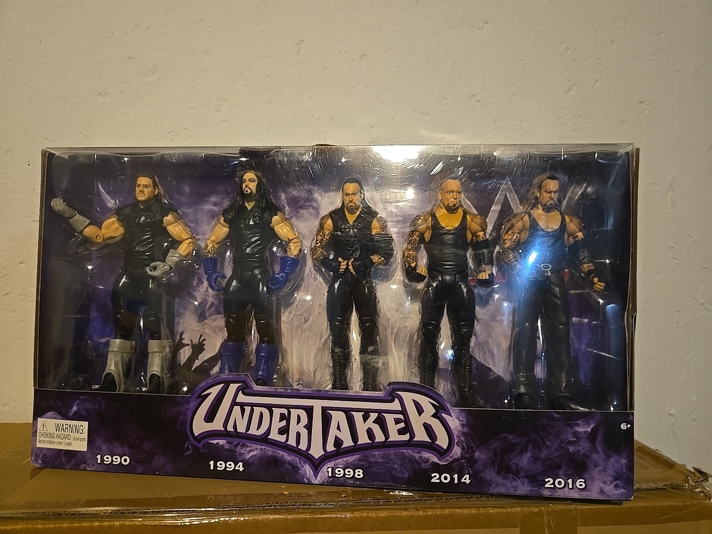 MATTEL WWE 2017 UNDERTAKER 5-PACK ACTION FIGURE 1990,1994,1998,2014,2016 🔥🔥🔥
