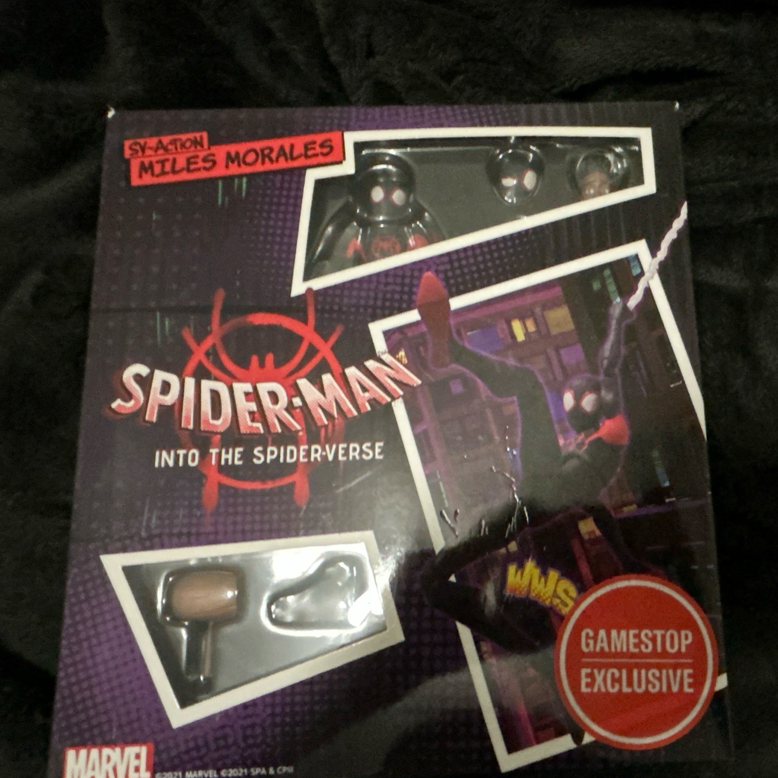 Spider-Man Into the Spider-Verse SV-Action Miles Morales GameStop Exclusive