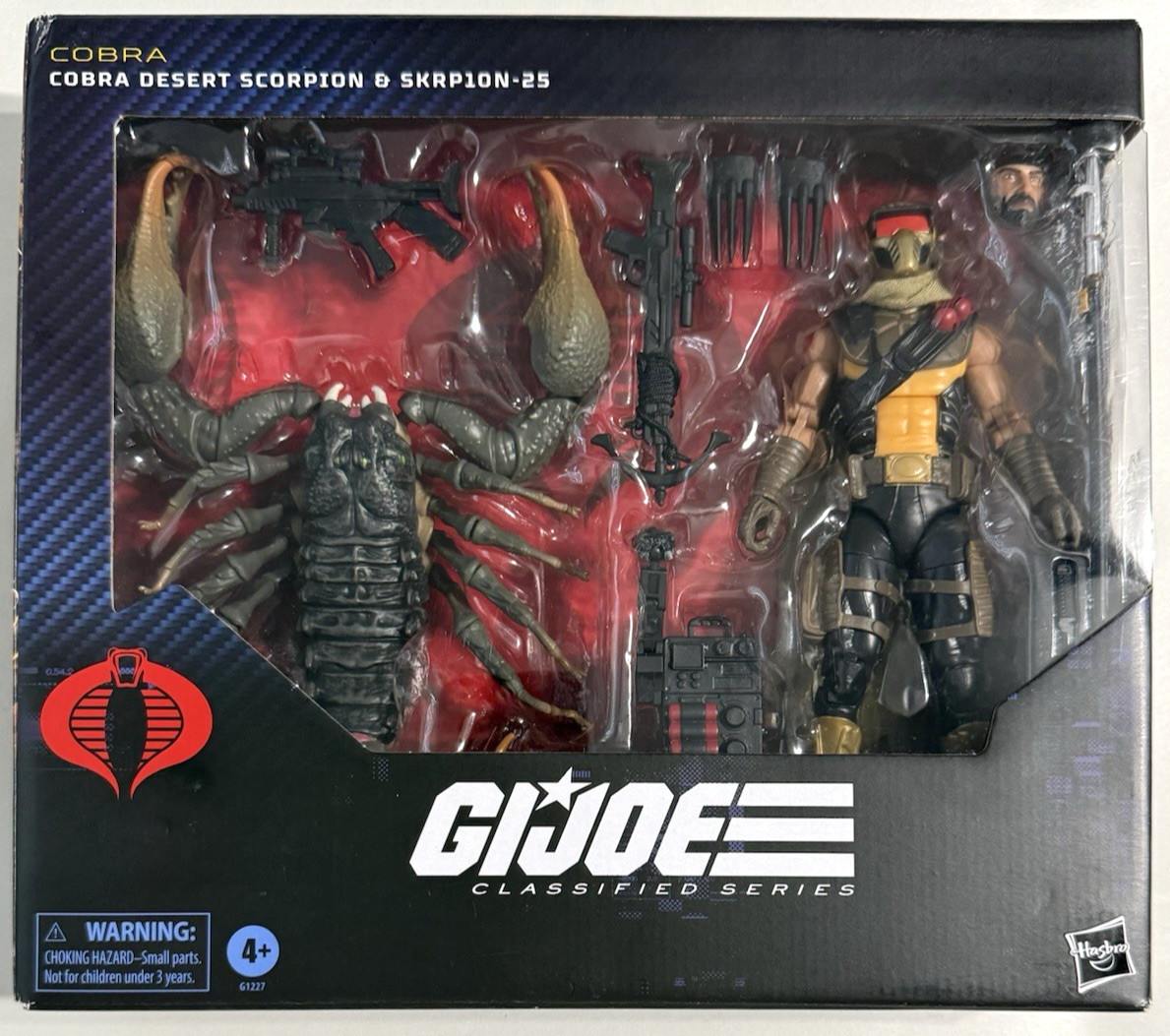 GI Joe Classified Series #180 COBRA DESERT SCORPION & SKRP10N-25 ~ Hasbro ~ NIP