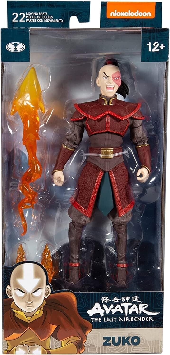 McFarlane Toys Avatar: The Last Airbender Prince Zuko 7&Prime; Action Figure with Acce