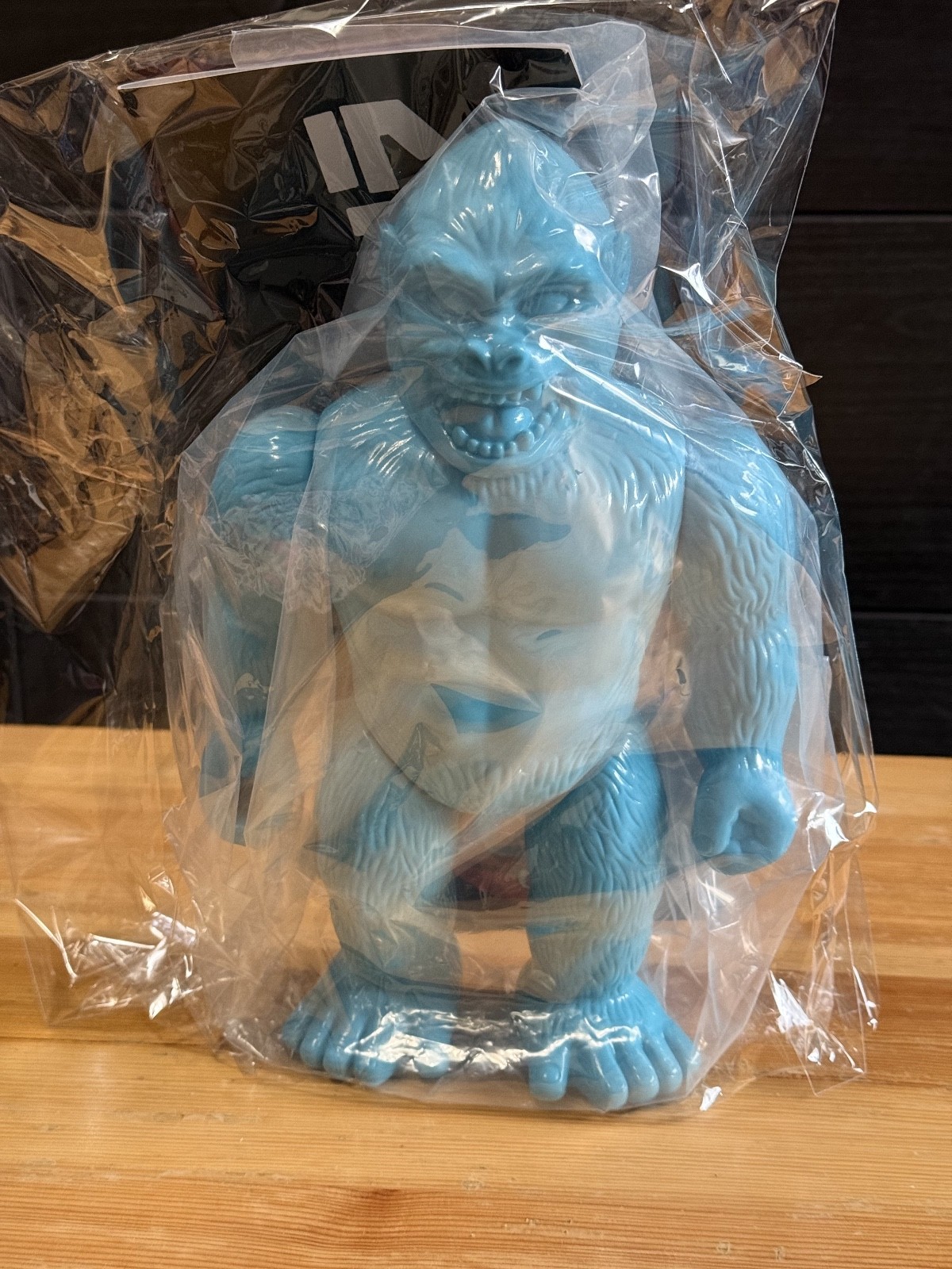 2025 FRENZY Yowai Mono Club Techino Gorilla Sofubi Soft Vinyl Toy Unpainted Ver.