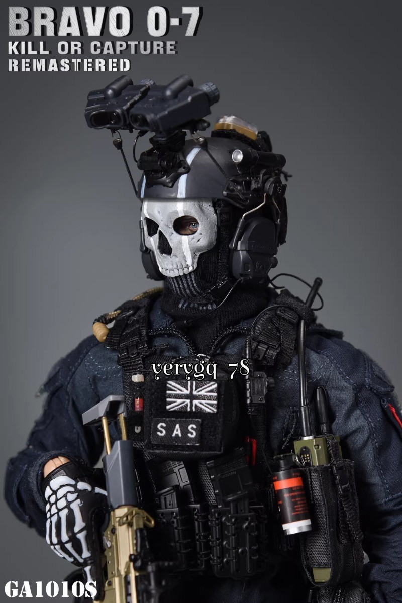 Easy & Simple ES-GA1010S BRAVO 0-7 Ghost 1/6 Action Figure In Stock