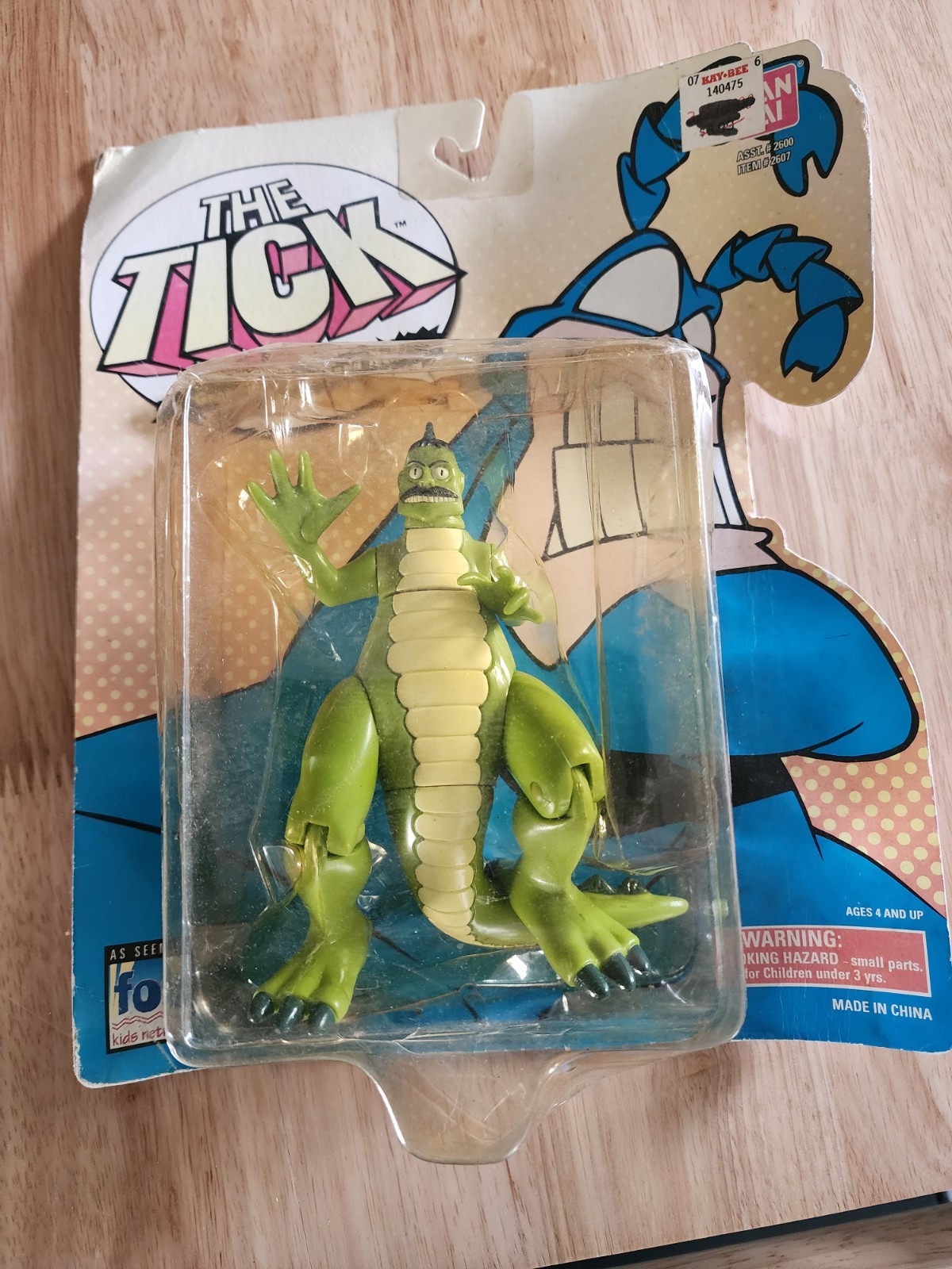 The Tick Growing Dinosaur Neil (1994) Bandai Action Figure Brand new *Read*
