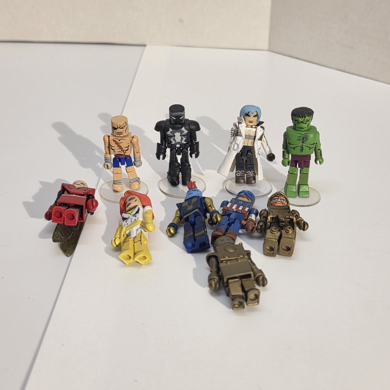 Marvel Capcom Minimates Lot Of 10 Iron Man Hulk