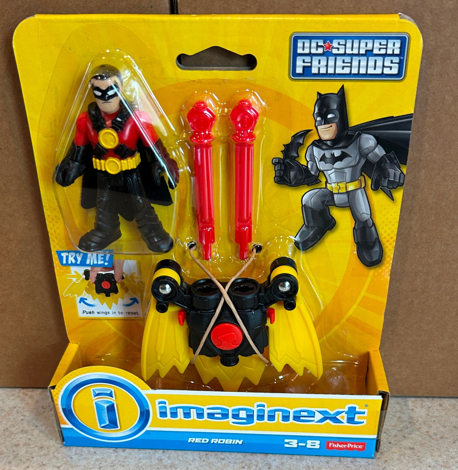 DC SUPER FRIENDS IMAGINEXT (Fisher Price 2015) — Red Robin Action Figure