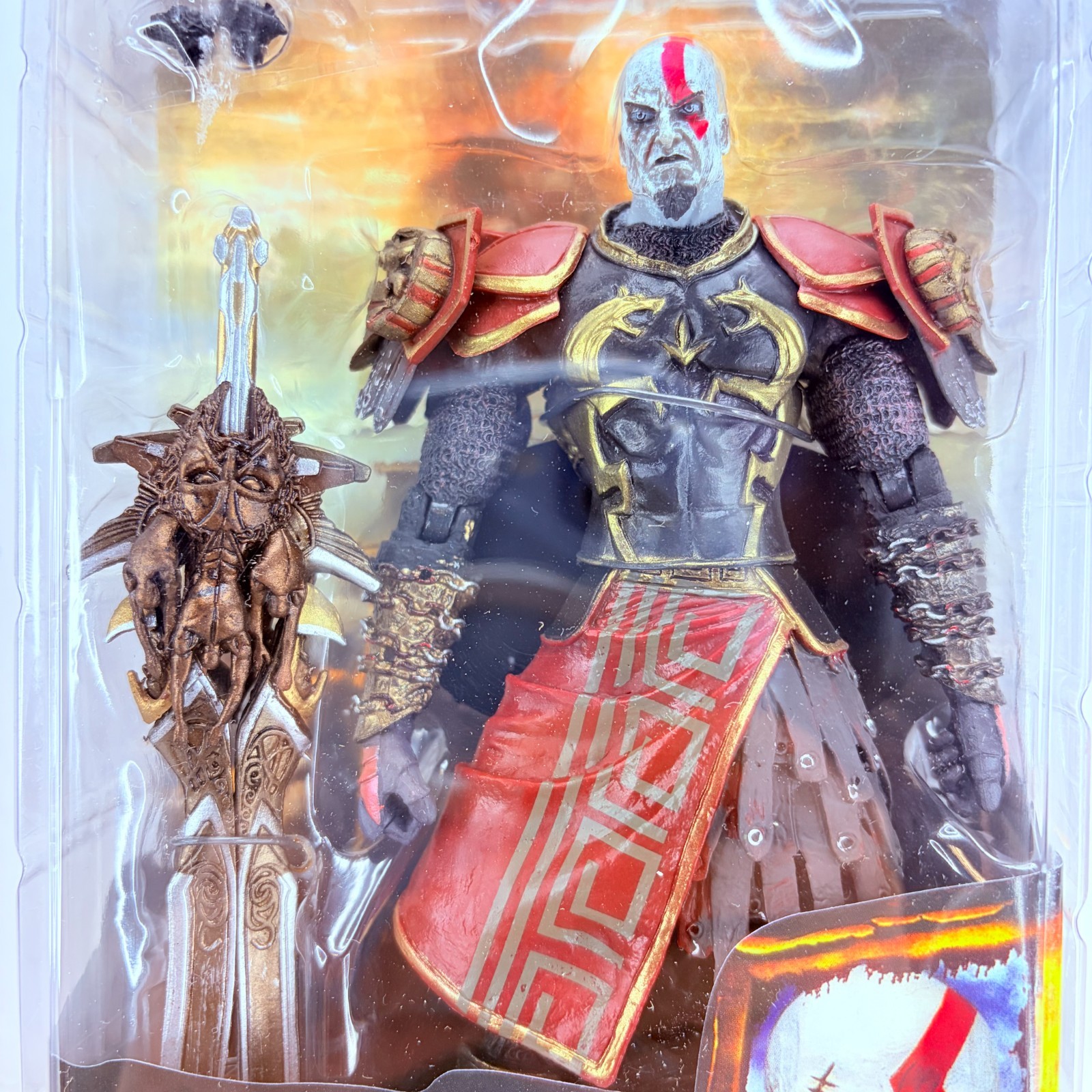 God of War 2 Ultimate Kratos Ares Armor Version 7&Prime; Action Figure Toys NEW IN BOX