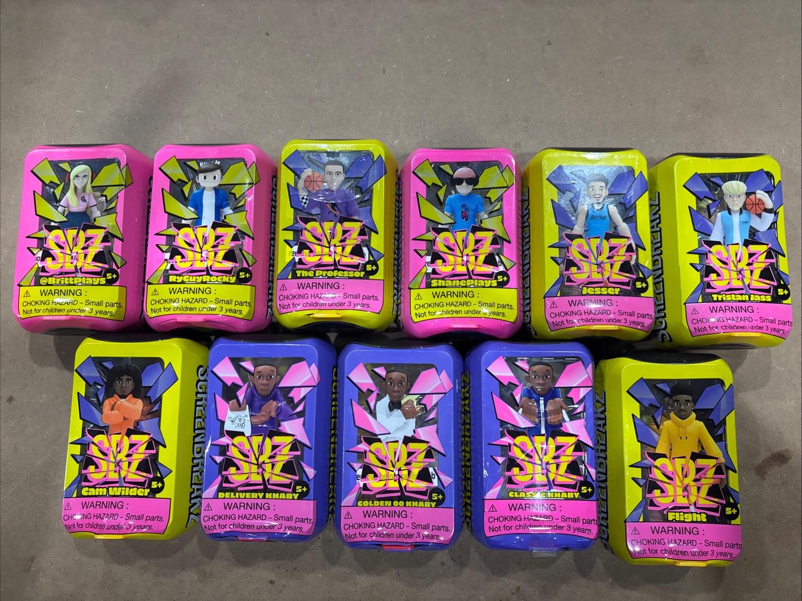 SBZ Screen Breakz Lot of 11. Flight, Jesser,Brittplays, Shaneplays.Cam Wilder
