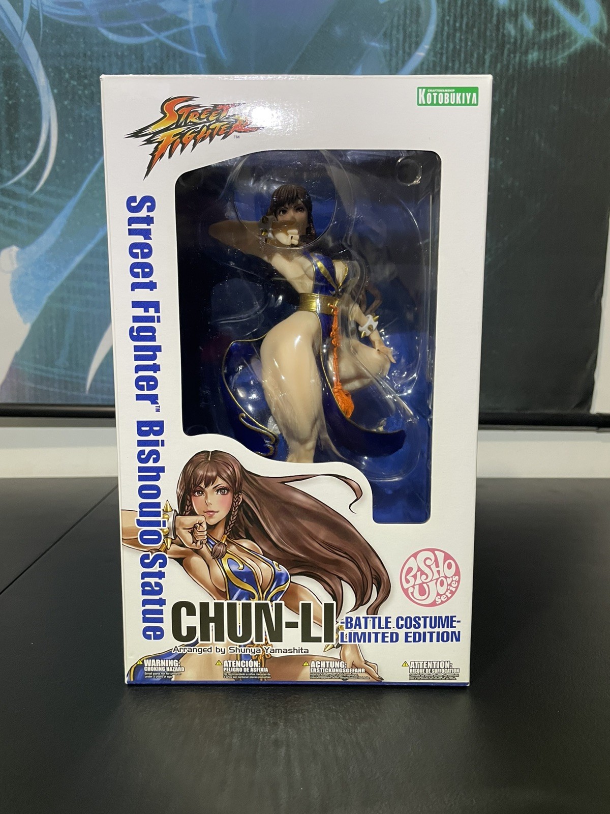 Kotobukiya Bishoujo Battle Costume Chun-Li Statue Street Fighter limited Edition