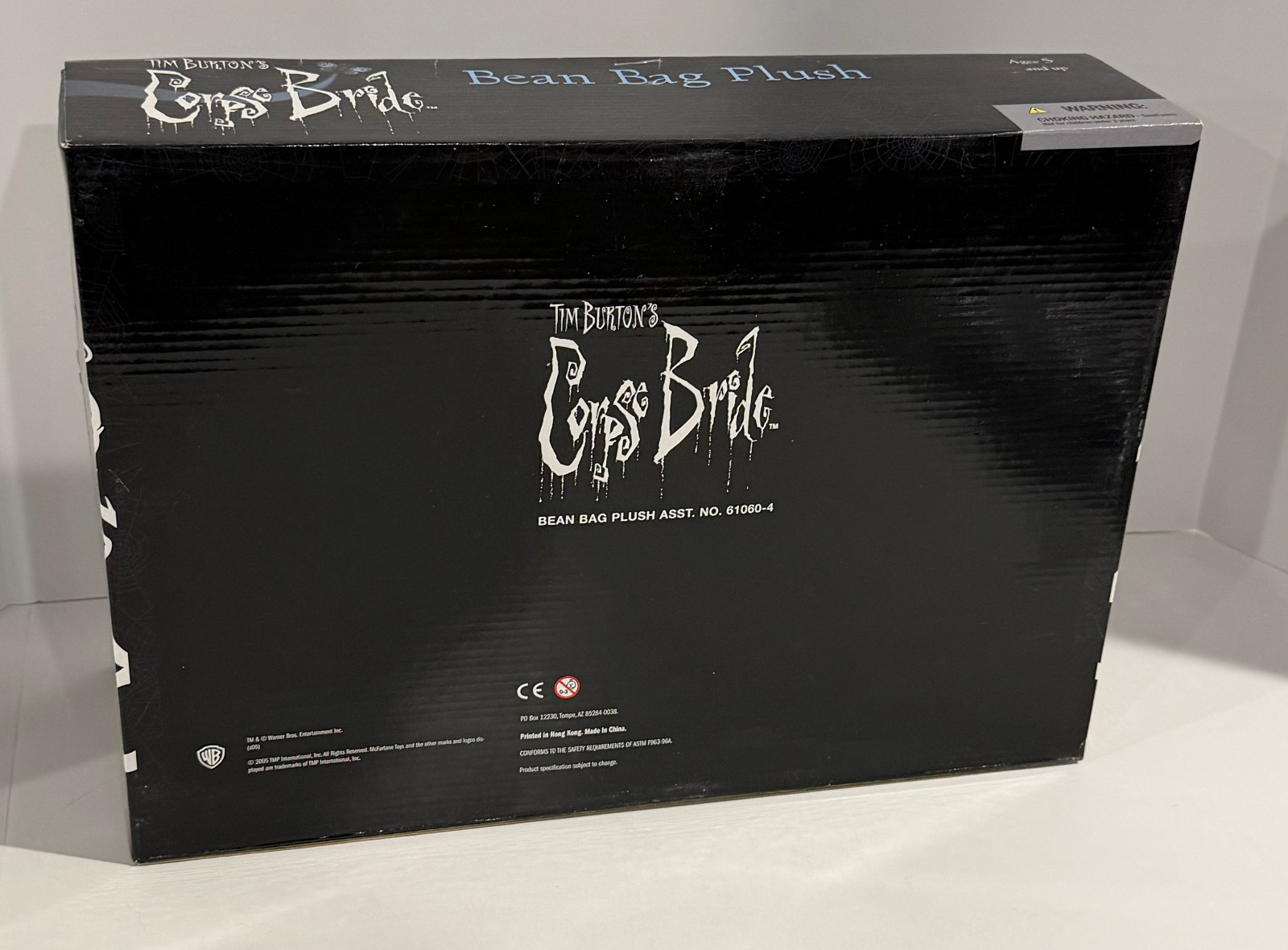 2005 CORPSE BRIDE Plush – EMILY VICTOR MAGGOT SKELETON BOY & GIRL w/ Retail Box!