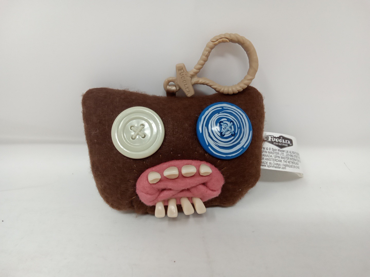 Fuggler Funny Ugly Monster Collectible Keychain Mr. Buttons Variant 1 Brown
