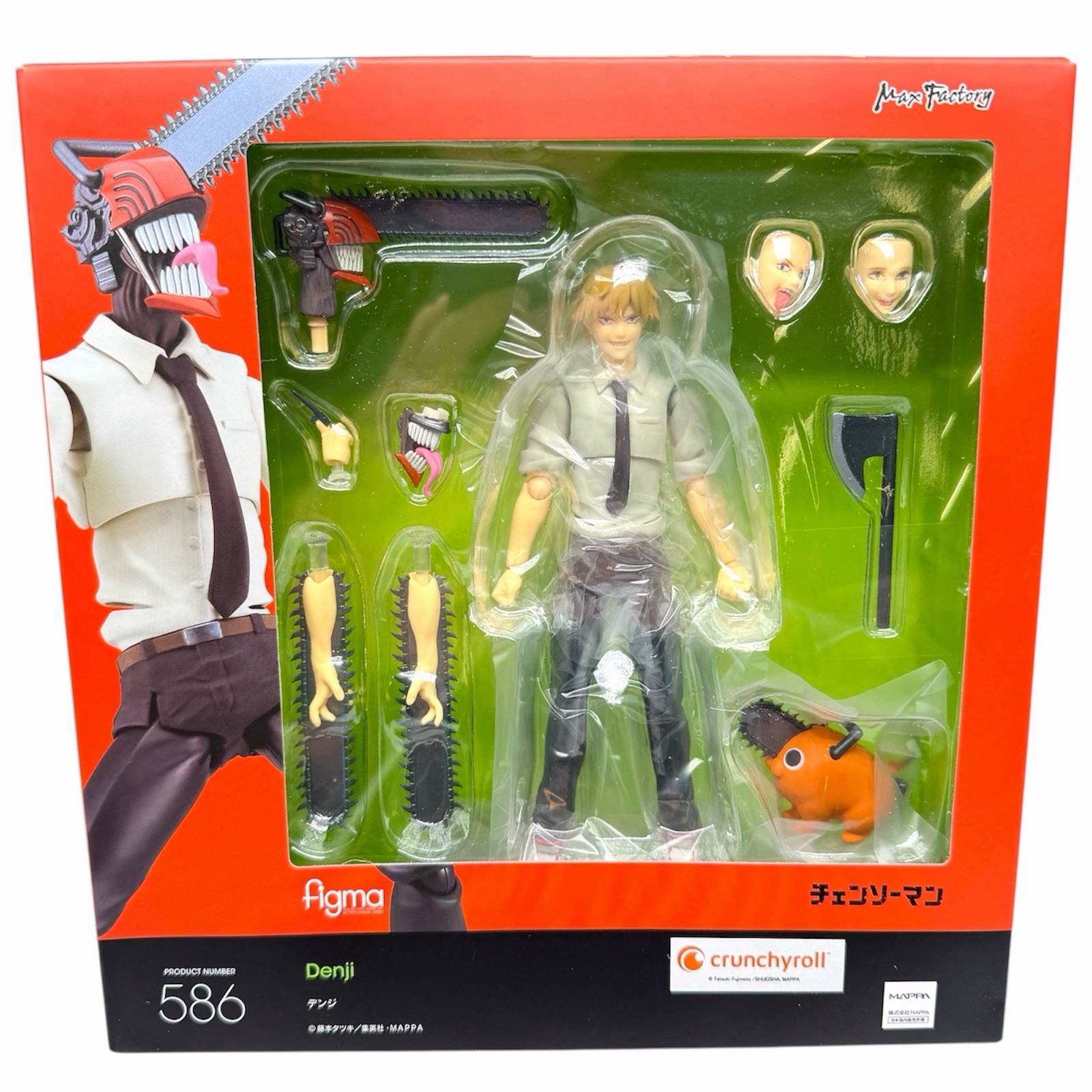 Max Factory Figma Chainsaw Man Denji Action Figure #586 US Seller Box Wear New