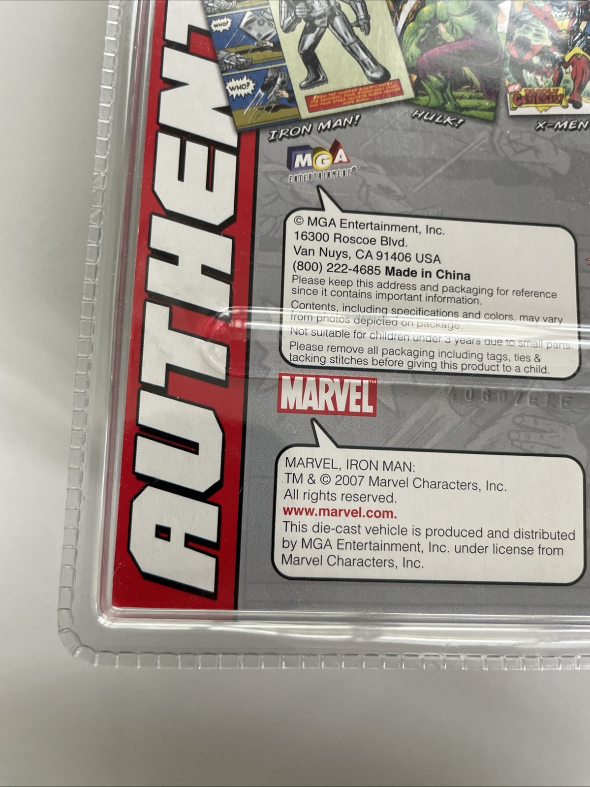 MGA Entertainment Marvel Authentics Die-Cast Series IRON MAN Tales of Suspense