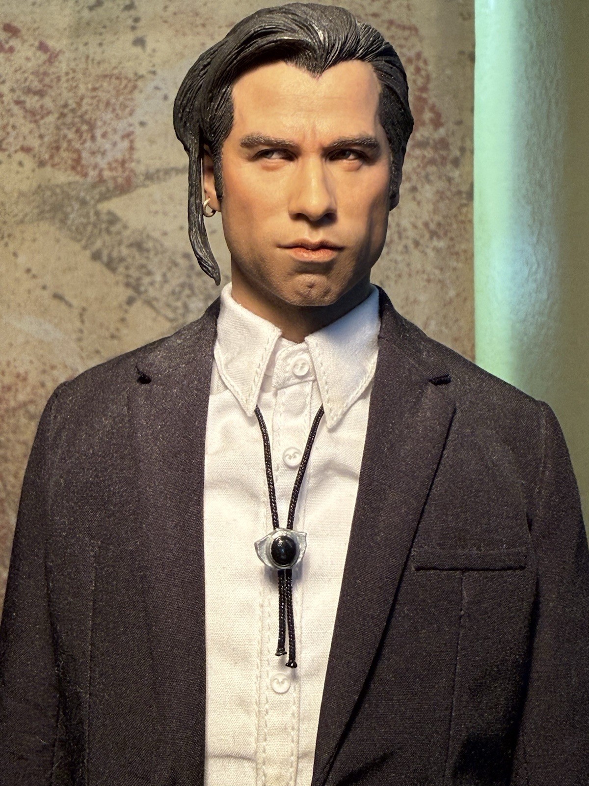 Custom Mina Yu Sinag Iris John Travolta Pulp Fiction Vincent 1/6 Figure