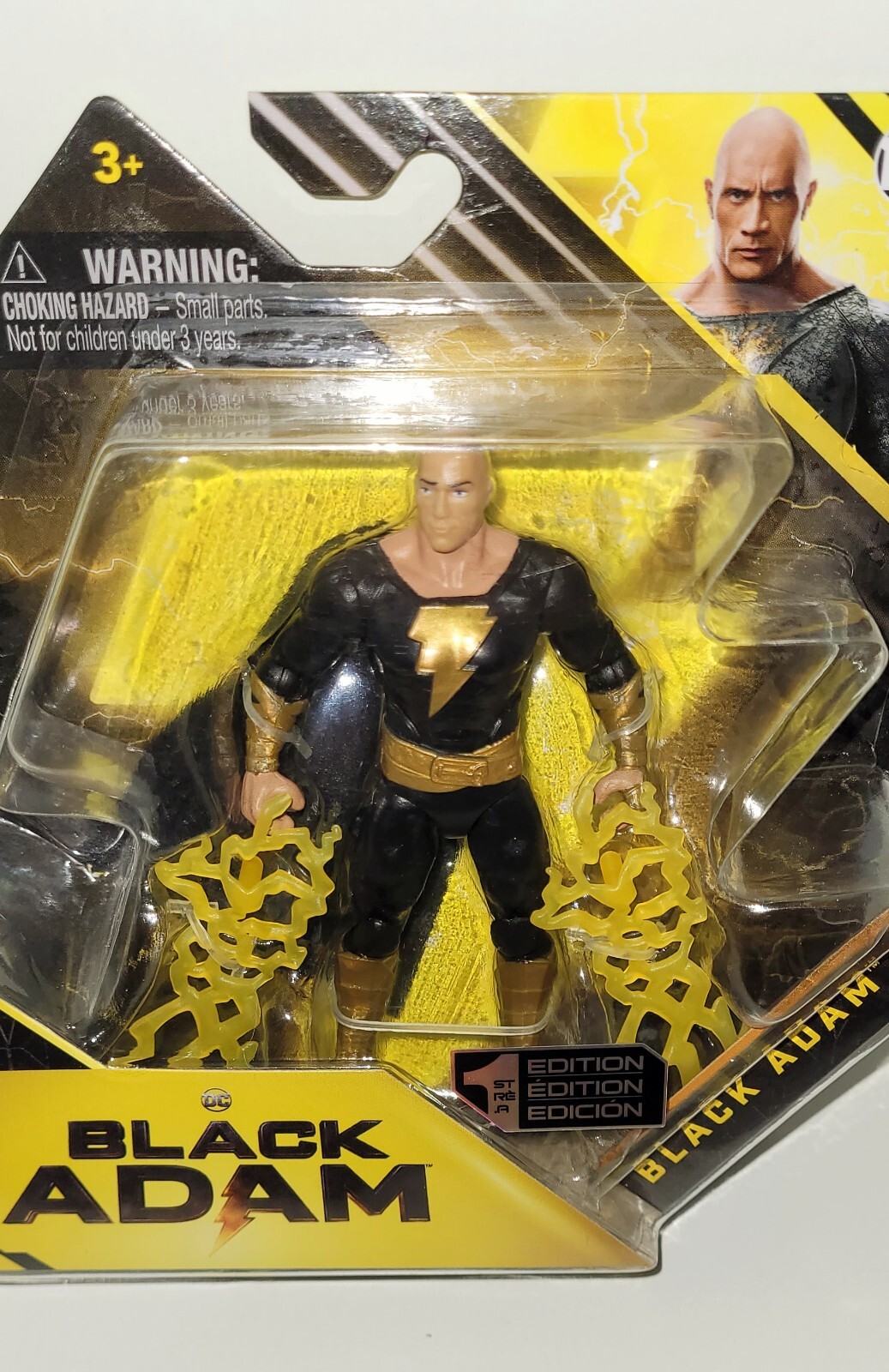 Spin Master DC Comic&rsquo;s Black Adam The Rock 1st Edition 4 Inch Action Figure