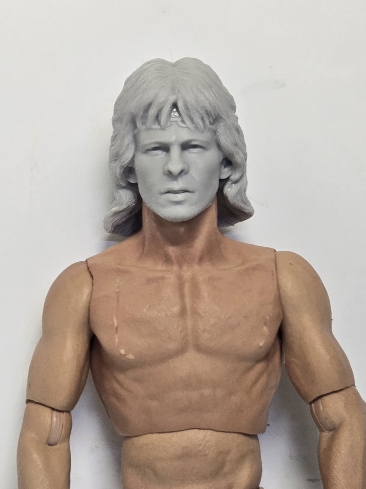 3d Print BEASTMASTER SINGER HEAD 1/6th Scale 12&Prime; Body Figures