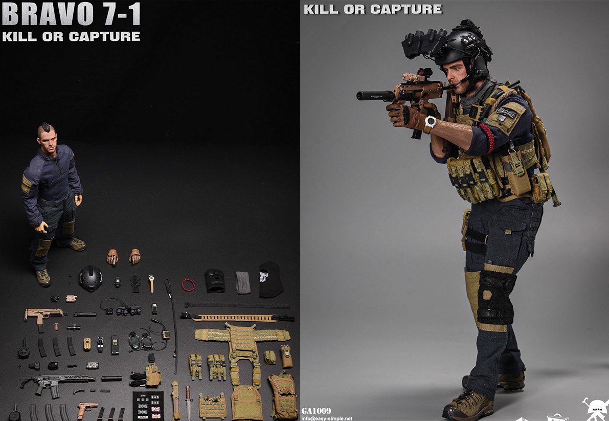 Easy&Simple GA1009 BRAVO 7-1 SAS « Soap » Action Figure In Stock New