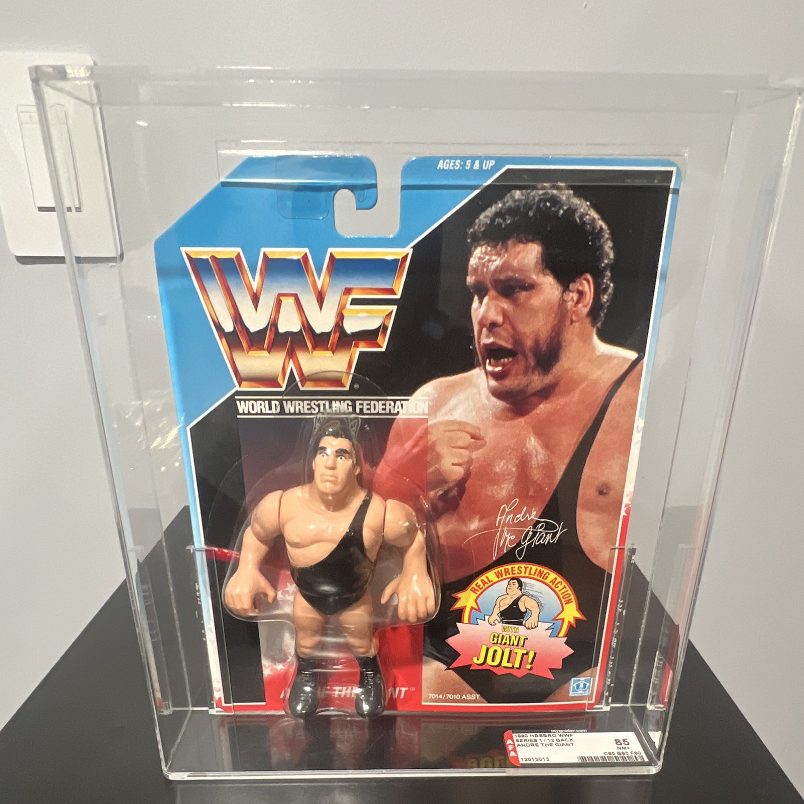 WWF Andre The Giant 5 And Up Hasbro, Graded AFA 85. Very Rare!