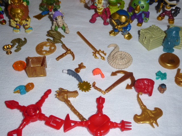 TREASURE X Lot Pirates Bundle Nice Clean Parts Weapons