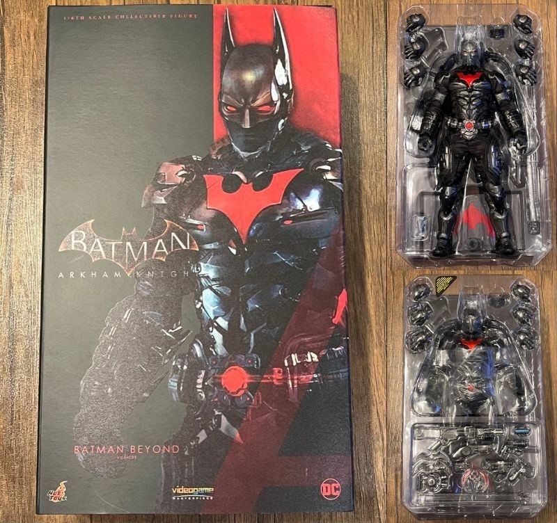 HOT TOYS VGM39 Batman: Arkham Knight DLC Batman Beyond 1/6 Used Rare Japan