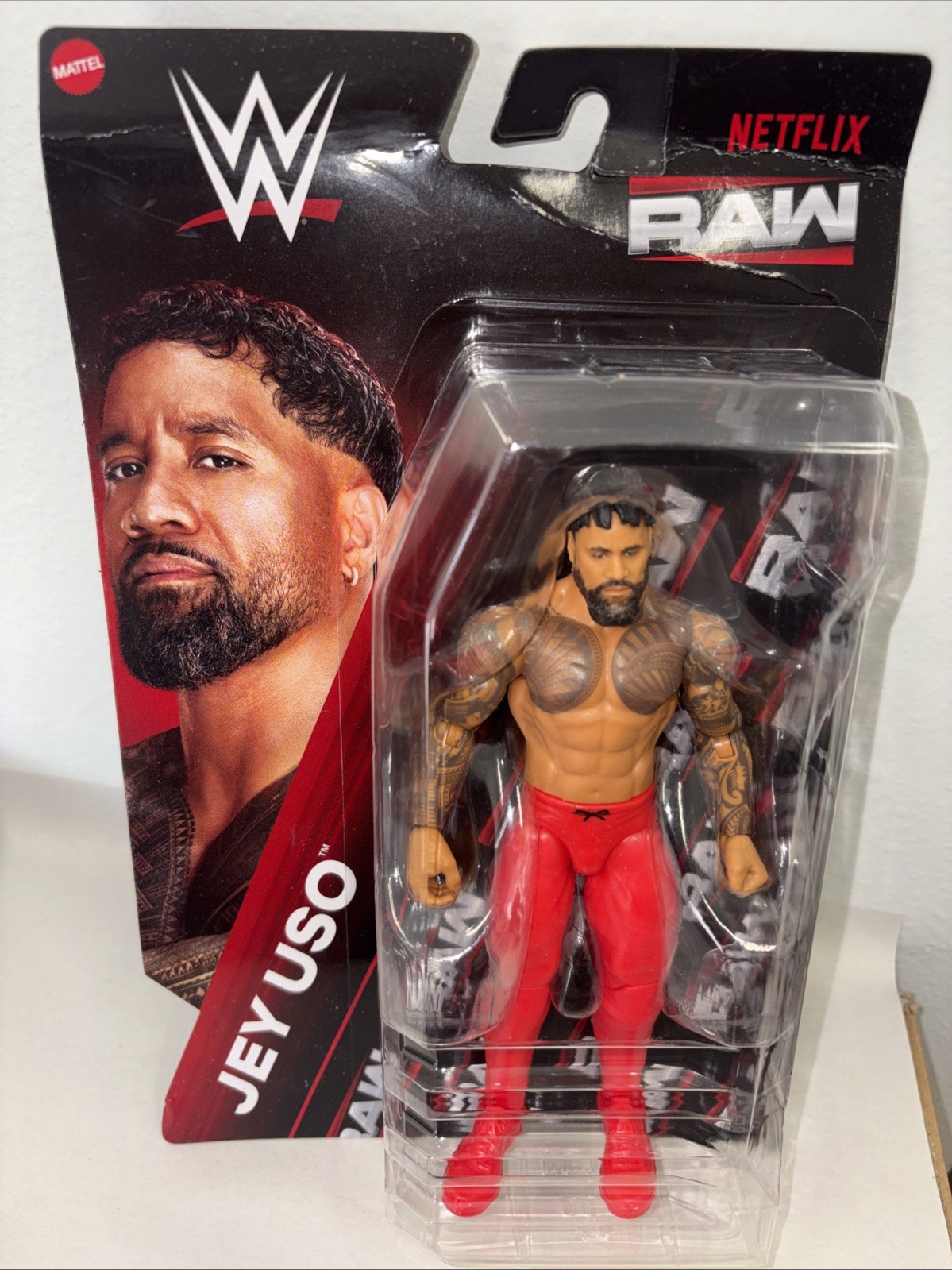 2024 WWE Main Event Raw in Netflix Series “MAIN EVENT” JEY USO Figure Read