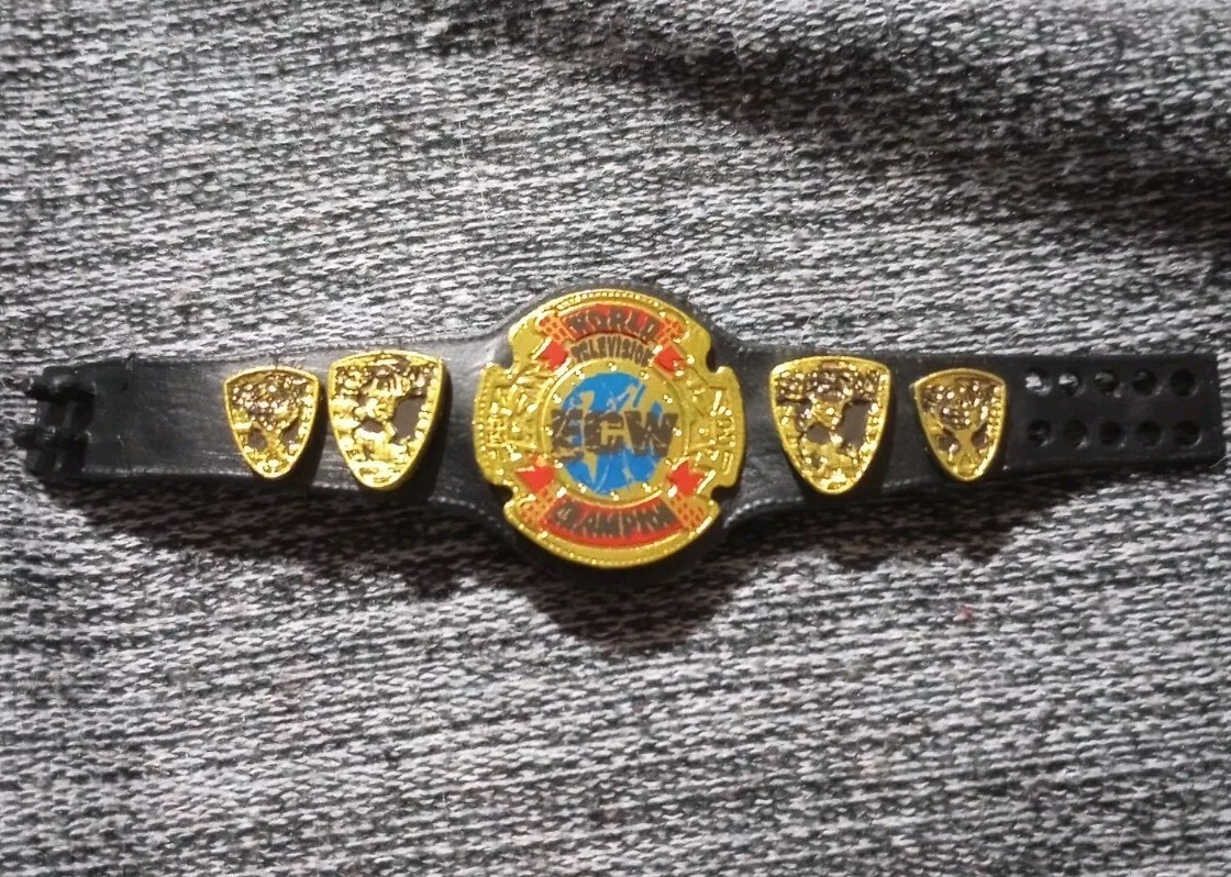 Mattel WWE Elite ECW World Television Championship Title Belt For 6&Prime; Figure TV